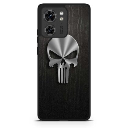 Marvel Punisher Skull, Metallic Motorola Edge / Edge+ 2023 case