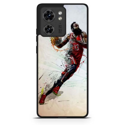 Houston Rockets James Harden Illustration Motorola Edge / Edge+ 2023 case (ver. 2)