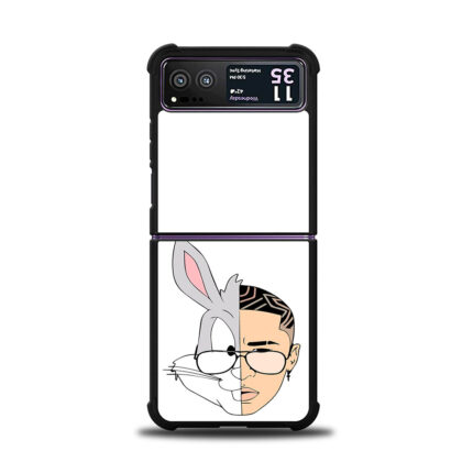 Bad Bunny and Bugs Bunny Mashup Motorola Razr 2023 case (ver. 1)